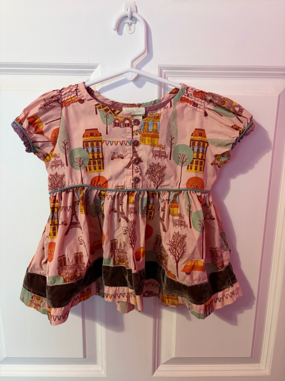 Matilda Jane Pink Parisian Print Dress